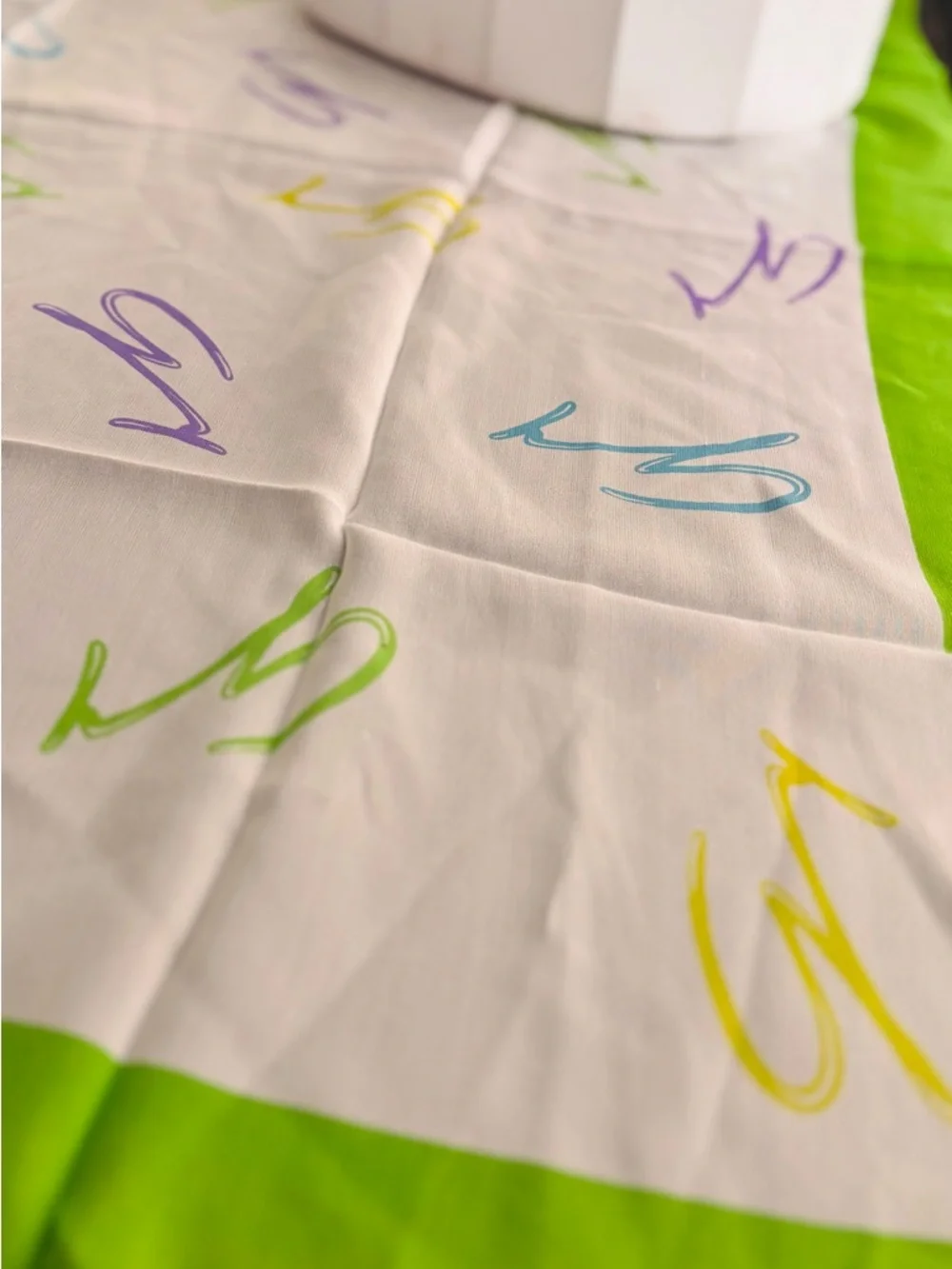 Vintage Genny 100% Silk Scarf Made in Italy 33x34